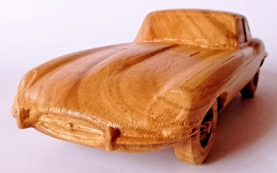1:15 E-Type FHC Series 1 Wood Muscle Car Rare Model Replica Others on Request - Image 1 of 4