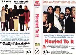 MARRIED TO IT - Beau Bridges -VHS - PAL -NEW -Never played! -Original Oz release - Picture 1 of 1