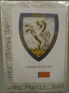 PUZZLE DELLE CONTRADE DI SIENA - LEOCORNO - Art Puzzle 220 pz Palio Contrada - Imagen 1 de 1