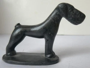 Vintage Hagenauer Terrier or Schnauzer type Austria Metal Art Sculpture-Figurine - Picture 1 of 5