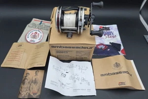 VINTAGE Abu Garcia Ambassadeur 5500 C3 Casting Reel Sweden BOX & PAPERWORK - Bild 1 von 7
