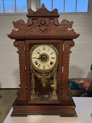 Seth Thomas Antique Late 1800s Mantle Click - Image 1 of 4