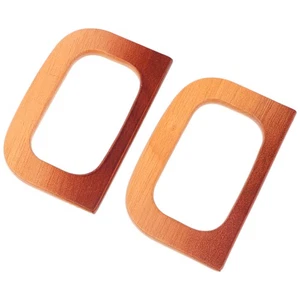 2 Stück Handtaschengriffe zarte Tasche Holz Ersatzgriffe - Bild 1 von 12