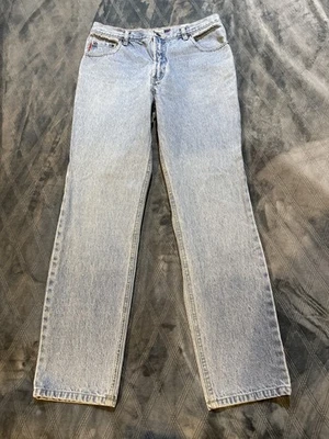 Men's Vtg BUGLE BOY Jeans 705 Light Wash Hi Rise Slightly Tapered Jeans 33 x 31 - Image 1 of 4