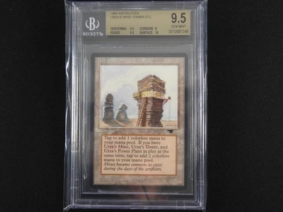 Urza's Mine (Tower) BGS 9.5 GEM MINT [Antiquities] Mtg Magic Free Shipping - Image 1 of 2