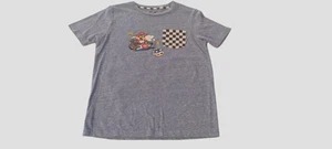 Graphic Mario Short Sleeve Shirt Size Small 8 Blue Preowned Nice Overall Cond - Picture 1 of 3