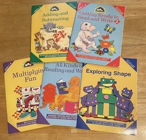 5 Math Reading Writing Homeschool Childrens Activities Games Workbooks Ages 3-8 - Picture 1 of 18