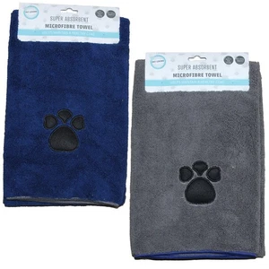 NEW Premium Microfibre Pet Grooming Towel 100x60cm Super Absorbent For Dog Cat - Picture 1 of 8