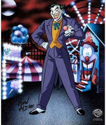 CLÁSICO BROMISTA Batman la Serie Animada FIRMADO POR KEVIN ALTIERI Edición Limitada Cel 1999 Foto 1 de 3