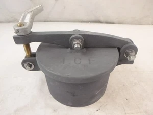 ICF Round 10" Hatch Ullage 01243-105C Cast Steel w/ Coaming For Air Circulation - Picture 1 of 4