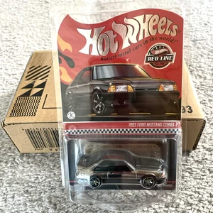 2025 Hot Wheels 1993 Mustang Cobra R Red Line Exclusive - Bild 1 von 3