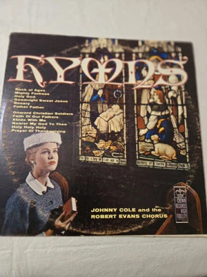 Hymns Johnny Cole & Robert Evans Chorus Vinyl LP Crown Records CLP 5084 - Image 1 of 4