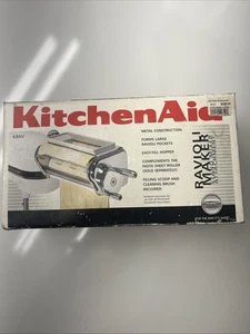 KitchenAid Ravioli Maker Stand Mixer Attachment KRAV Made In Italy New Open Box - Picture 1 of 8