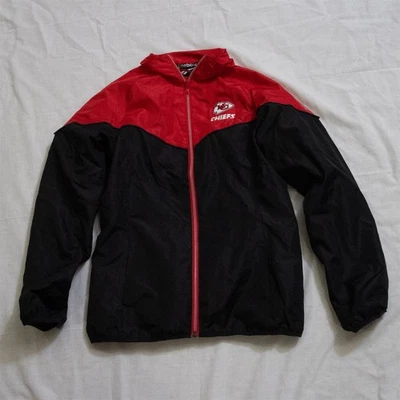 Женская легкая ветровка Kansas City Chiefs Reebok куртка маленькая красная черная - Изображение 1 из 4