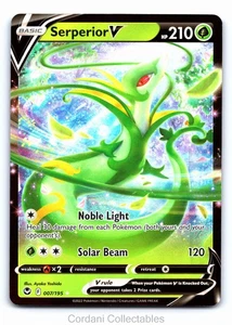Serperior V 007/195 - Silberner Sturm - Pokemon Karte - Near Mint - Bild 1 von 2
