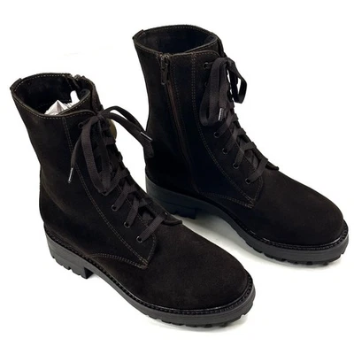 Bota impermeable de gamuza marrón oscuro La Canadienne Brittany para mujer 6M nueva $550 Foto 1 de 4