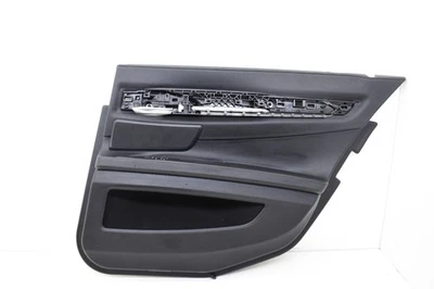 BMW 750i F01 2011 panel interior trasero derecho del lado del pasajero negro OEM KW71 Foto 1 de 4