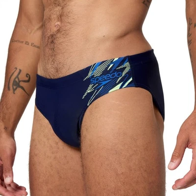 CALZONCILLOS DE NATACIÓN SPEEDO PARA HOMBRE.7 cm MEDLEY LOGO AZUL MARINO BAÑADOR S26 Foto 1 de 4