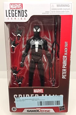 Marvel Legends GamerVerse Spider-Man 2 Simbionte TRAJE NEGRO Peter Parker CAJA DMG Foto 1 de 4