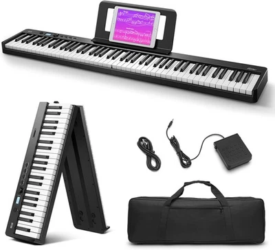Eastar EP-10 Piano eléctrico 88 teclas 128 tonos con bolsa y pedal plegable - Imagen 1 de 4