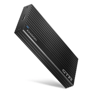 AXAGON EM2-GTR externes Gehäuse für M.2 SSDs USB-C 3.2 Gen 2, schwarz - Bild 1 von 3