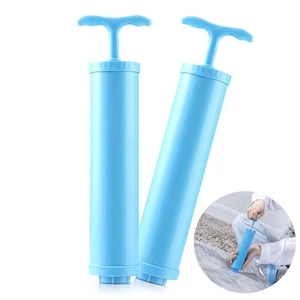 New Pump Vacuum Moisture Suction Air Extractor Bag Pump Blue Compressed - Picture 1 of 12