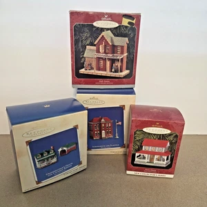Hallmark Town and Country Serie Lot 3 Ornamente plus Hallen Jubiläumsausgabe - Bild 1 von 3
