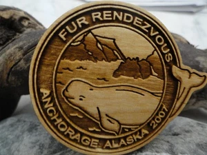 2007 Fell Rendezvous Holz Pin Anchorage Alaska Laser Tech Beluga - Bild 1 von 3