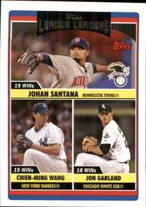 Johan Santana / Chien-Ming Wang / Jon Garland 2006 Topps U&H #UH206 FREE SHIP - Picture 1 of 2