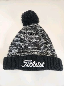 Gorro Titleist para hombre OSFA negro rendimiento golf pompón tejido invierno - Imagen 1 de 4