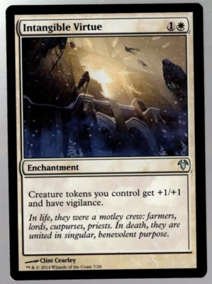 (x4) Intangible Virtue 7/26 Playset Non Foil Uncommon Modern Event Deck MTG NM - Image 1 of 2