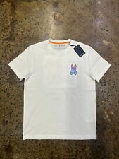 PSYCHO BUNNY Palm Springs Back Graphic Tee White T-Shirt NWT MEN'S ALL SIZES