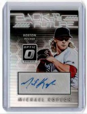2017 Donruss Optic Back to the Future Signatures Prizm Silver Michael Kopech
