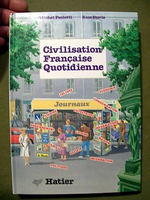 CIVILISATION FRANCAISE QUOTIDIENNE HATIER 1986 HC  - Image 1 of 3