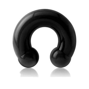 Fer à cheval en silicone noir - Photo 1/1