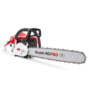 BAUMR-AG 45CC Petrol Chainsaw Commercial 18" Bar Chain Saw E-Start Garden - Picture 1 of 12