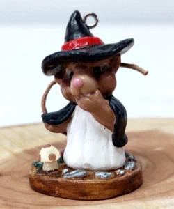 RARE The Village of Micely~Little Miss Witchly~Mini Witch Mouse  - 1.5 in tall - Picture 1 of 19