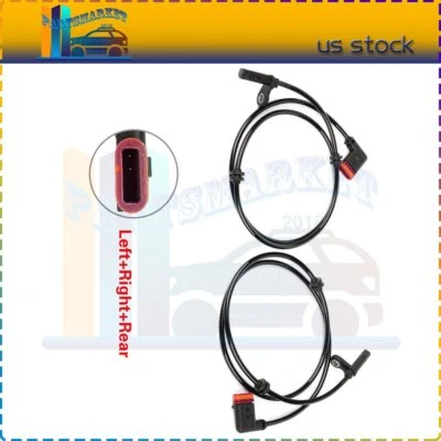 2 Rear Left or Right ABS Speed Sensor Assembly Fits Mercedes-Benz C300 2008-2013 Foto 1 de 4