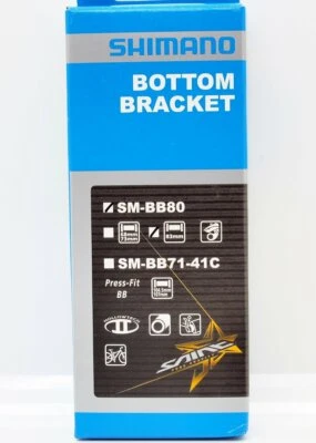 Shimano Saint/Zee SM-BB80 BSA English 83mm MTB Bottom Bracket, New In Box - Image 1 of 2