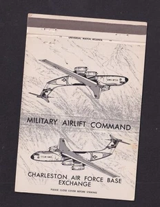 Old matchcover USA BN157311 Military Airplane - Picture 1 of 2