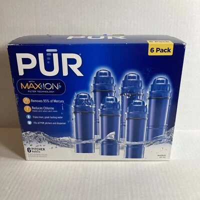 5 Pack PUR Maxion Replacement Water Filter Refills Fits PUR Pitchers Dispensers - Image 1 of 4
