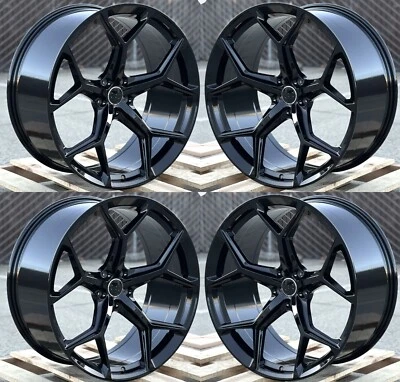 Llantas 21" negro brillante para Audi A7 A8 S6 S8 2017 Q7 SQ5 Q5 Q8 Atlas 21x9 5x112 Foto 1 de 4
