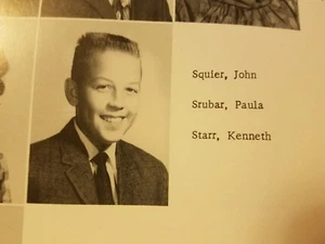 KENNETH KEN STARR High School Yearbook CLINTON IMPEACHMENT  - Picture 1 of 3