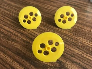 Gottlieb Pinball Machine Yellow  Pop Bumper Skirts    NEW OLD STOCK - Picture 1 of 2