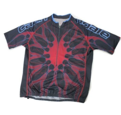 Camiseta de ciclismo Cannondale para hombre negra roja azul pequeña - Imagen 1 de 4