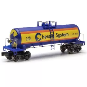 O Gauge Modern Tank Car - CHESSIE SYSTEM - New Item - Never Ran - Free Shipping - Picture 1 of 7