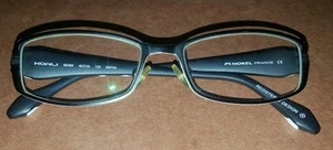 MOREL FRANCE KOALI EYEGLASSES BLACK WHITE 49 18 135 FEMALE WOMENS - Picture 1 of 4