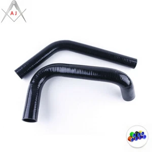 Black For 1960-1962 CHEVY C/K TRUCK PICKUP C10 Silicone Radiator Coolant Hoses - Bild 1 von 6