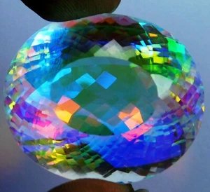 AAA+ 274.10 Ct. Large Mystic Topaz Huge Oval Cut Loose Gemstone Gift for Women - Picture 1 of 6
