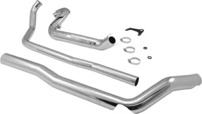 Cobra Exhaust True Dual Head Pipes FLH FLT CHROME 6250 63-1035 1800-0634 NEW USA - Imagem 1 de 2